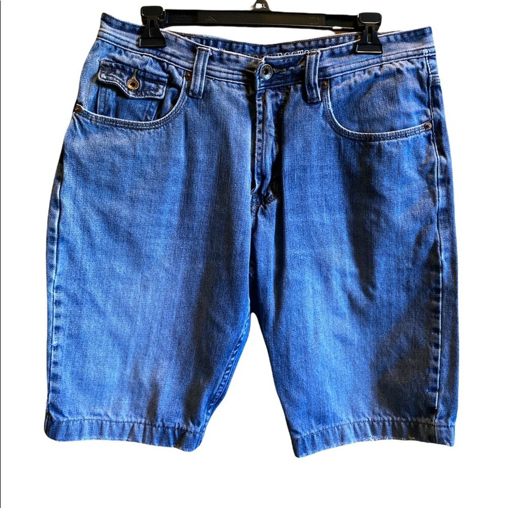 Flypaper Jean Shorts Men's 32 Blue Denim